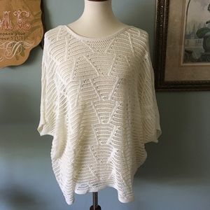 Lane Bryant Lacey knit sweater